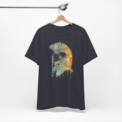Spartan Helmet T‑Shirt — Rustic Warrior Graphic Tee