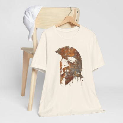 Spartan Helmet T‑Shirt — Rustic Warrior Graphic Tee
