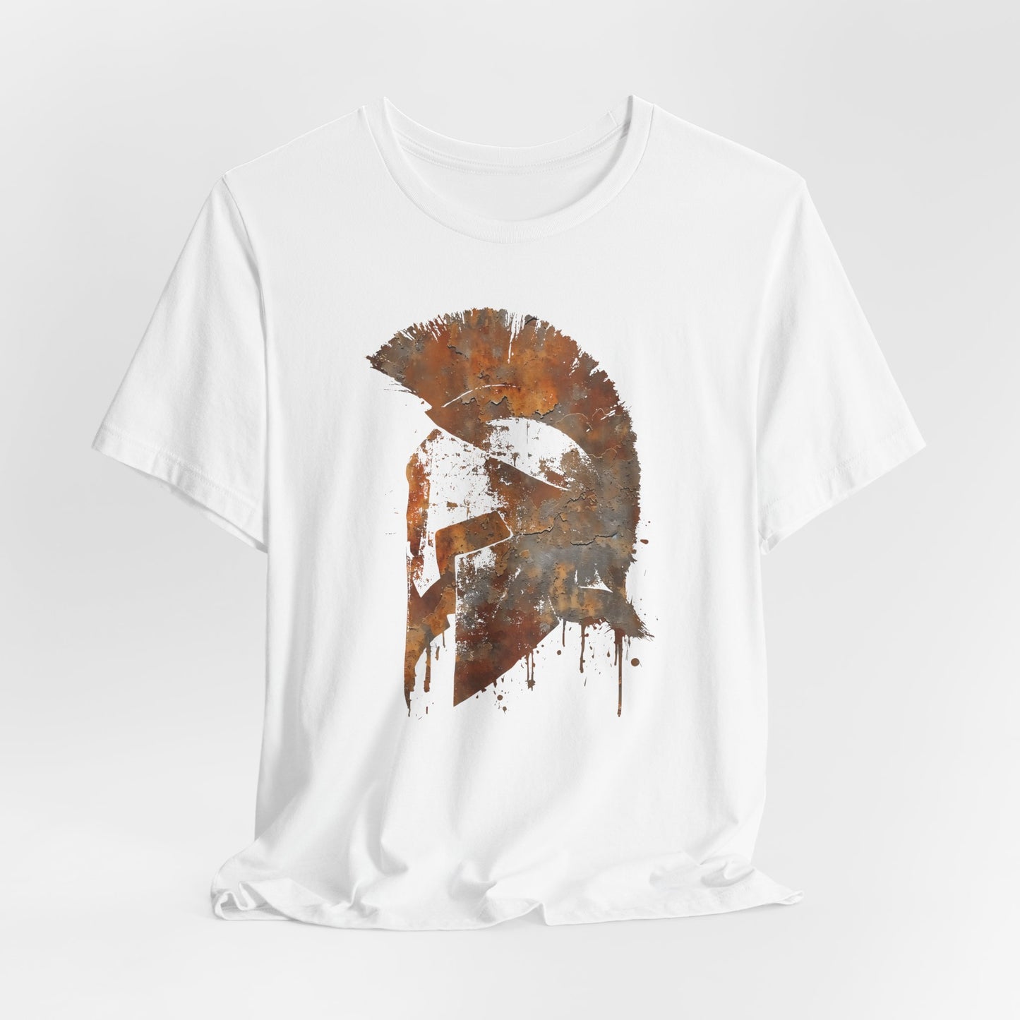 Spartan Helmet T‑Shirt — Rustic Warrior Graphic Tee