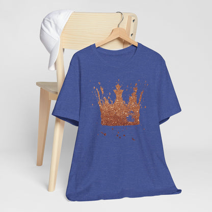 Golden Crown T-Shirt — Vintage Royalty Graphic Tee