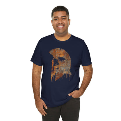 Spartan Helmet T‑Shirt — Rustic Warrior Graphic Tee