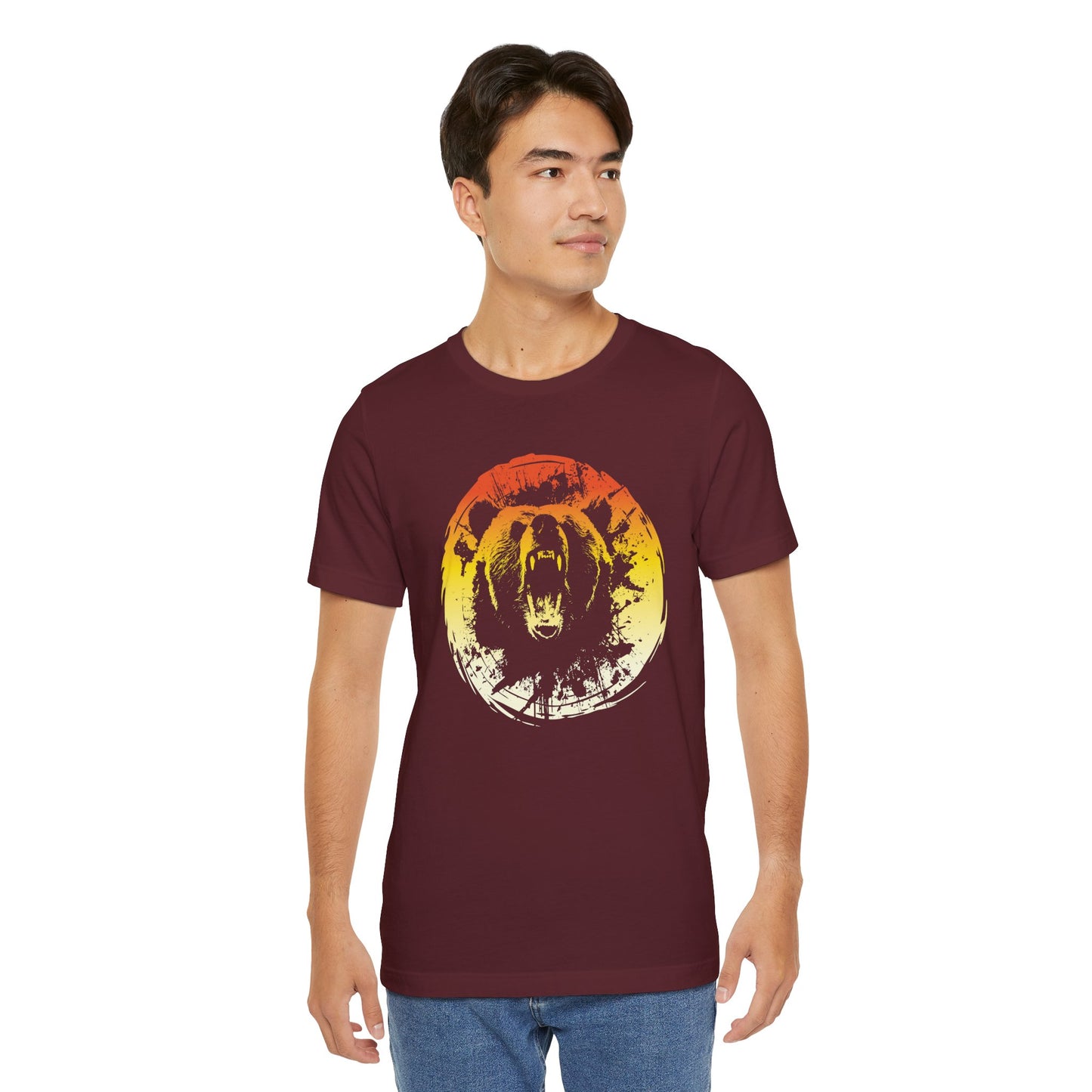 Roaring Grizzly Sunset Tee