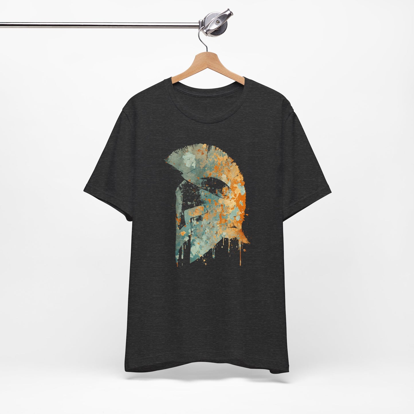 Spartan Helmet T‑Shirt — Rustic Warrior Graphic Tee