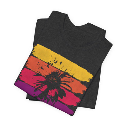 Paint-Splatter Daisy T-Shirt