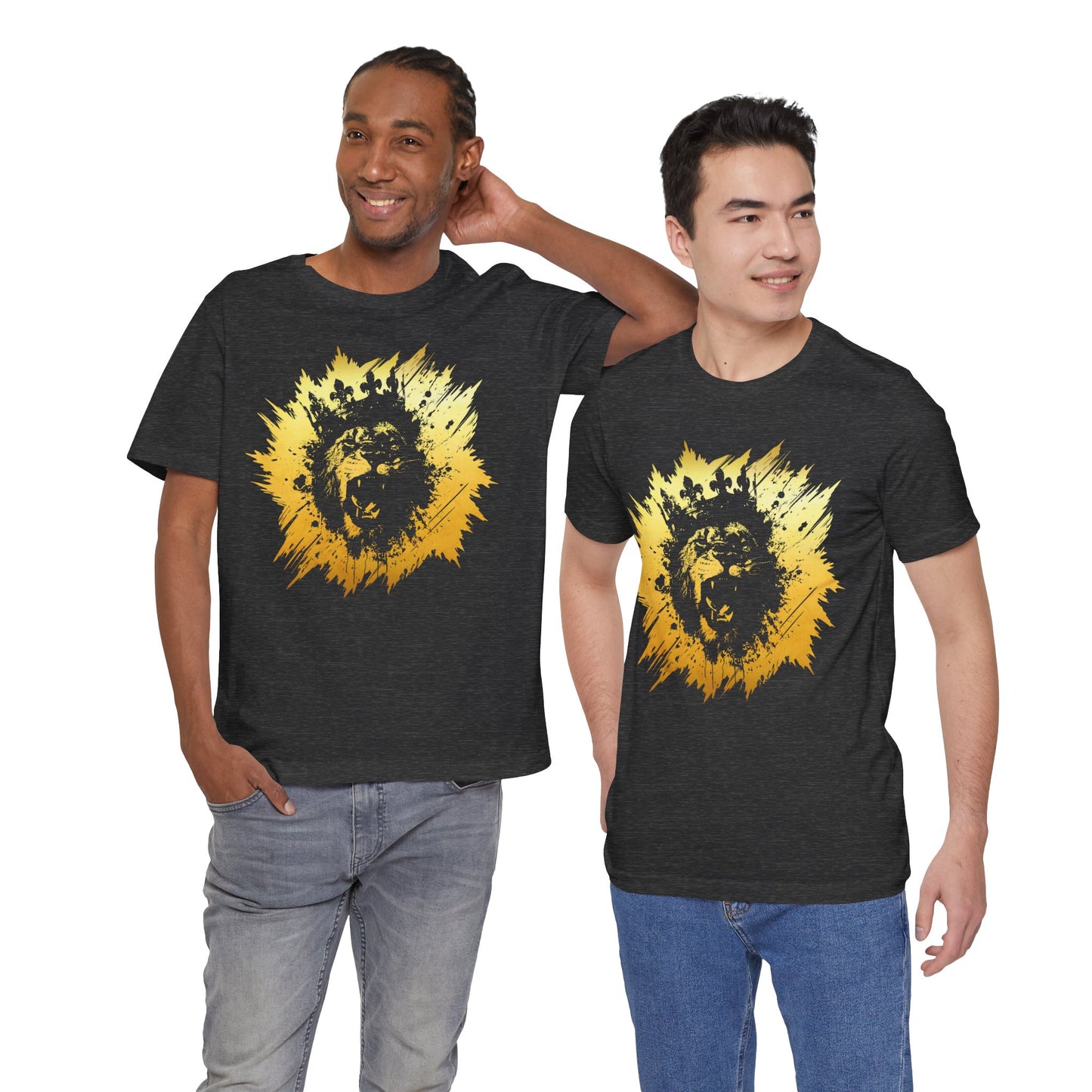 Golden King T-Shirt — Grunge King Graphic Tee