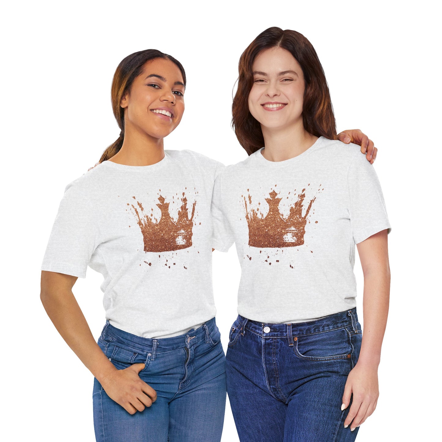 Golden Crown T-Shirt — Vintage Royalty Graphic Tee