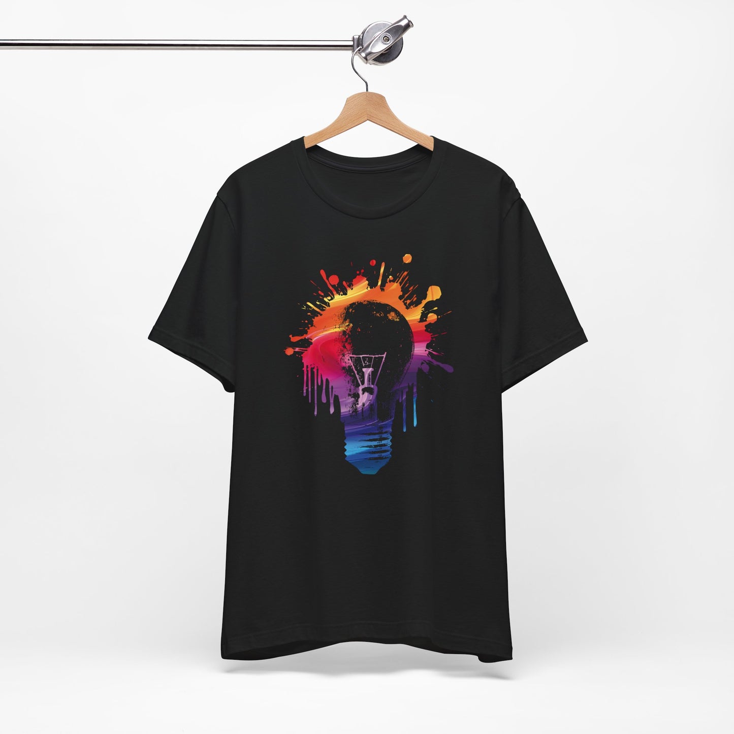 Creative Idea T-Shirt — Colorful Paint Splash Idea Tee
