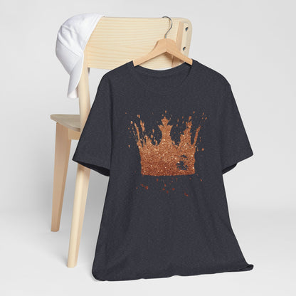 Golden Crown T-Shirt — Vintage Royalty Graphic Tee