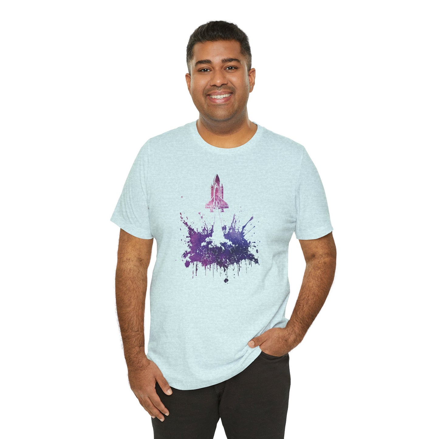 Galaxy Rocket Splash T-Shirt