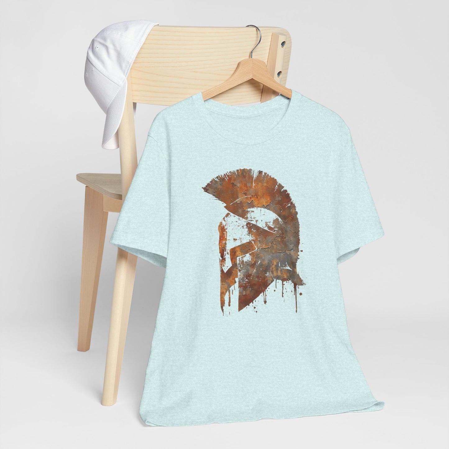Spartan Helmet T‑Shirt — Rustic Warrior Graphic Tee