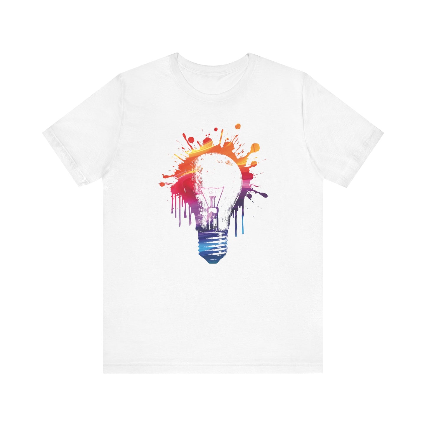 Creative Idea T-Shirt — Colorful Paint Splash Idea Tee