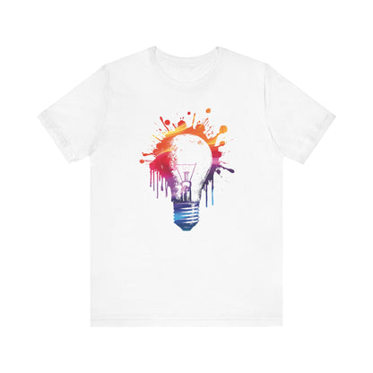 Creative Idea T-Shirt — Colorful Paint Splash Idea Tee