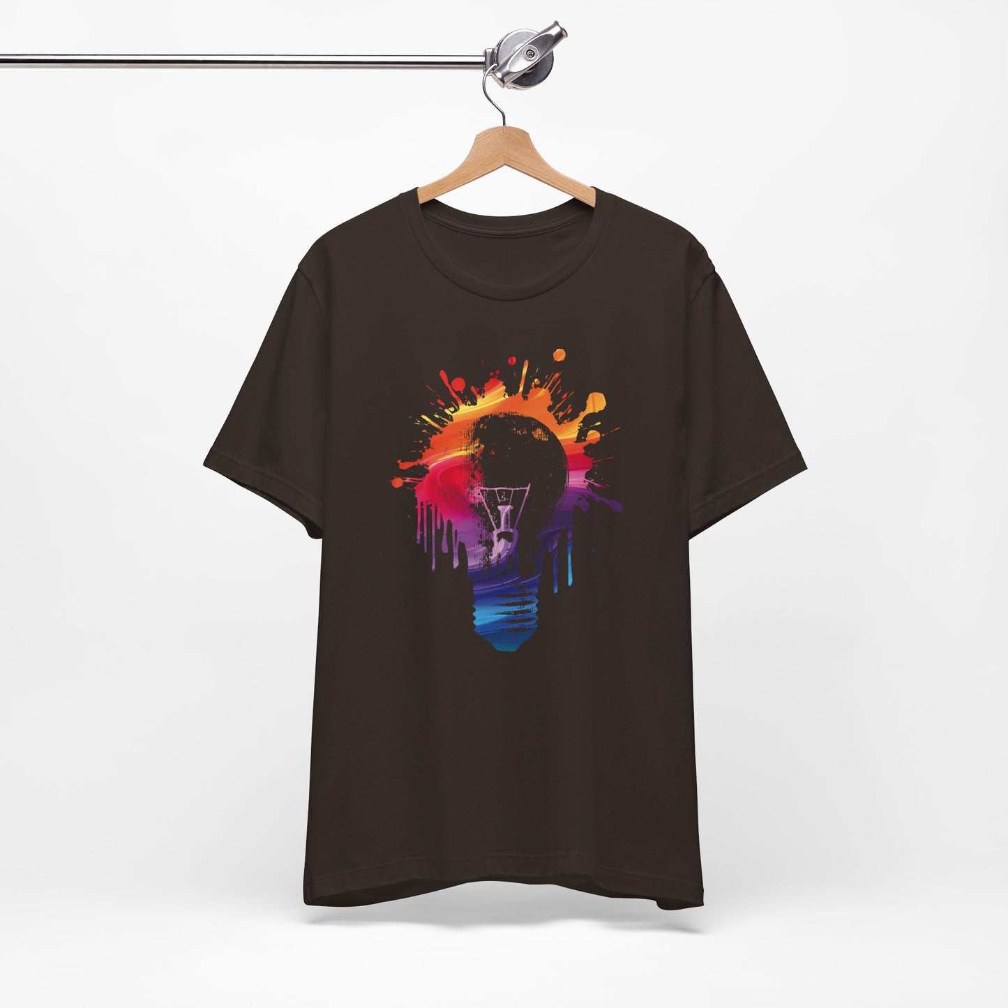 Creative Idea T-Shirt — Colorful Paint Splash Idea Tee