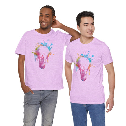 Creative Idea T-Shirt — Colorful Paint Splash Idea Tee