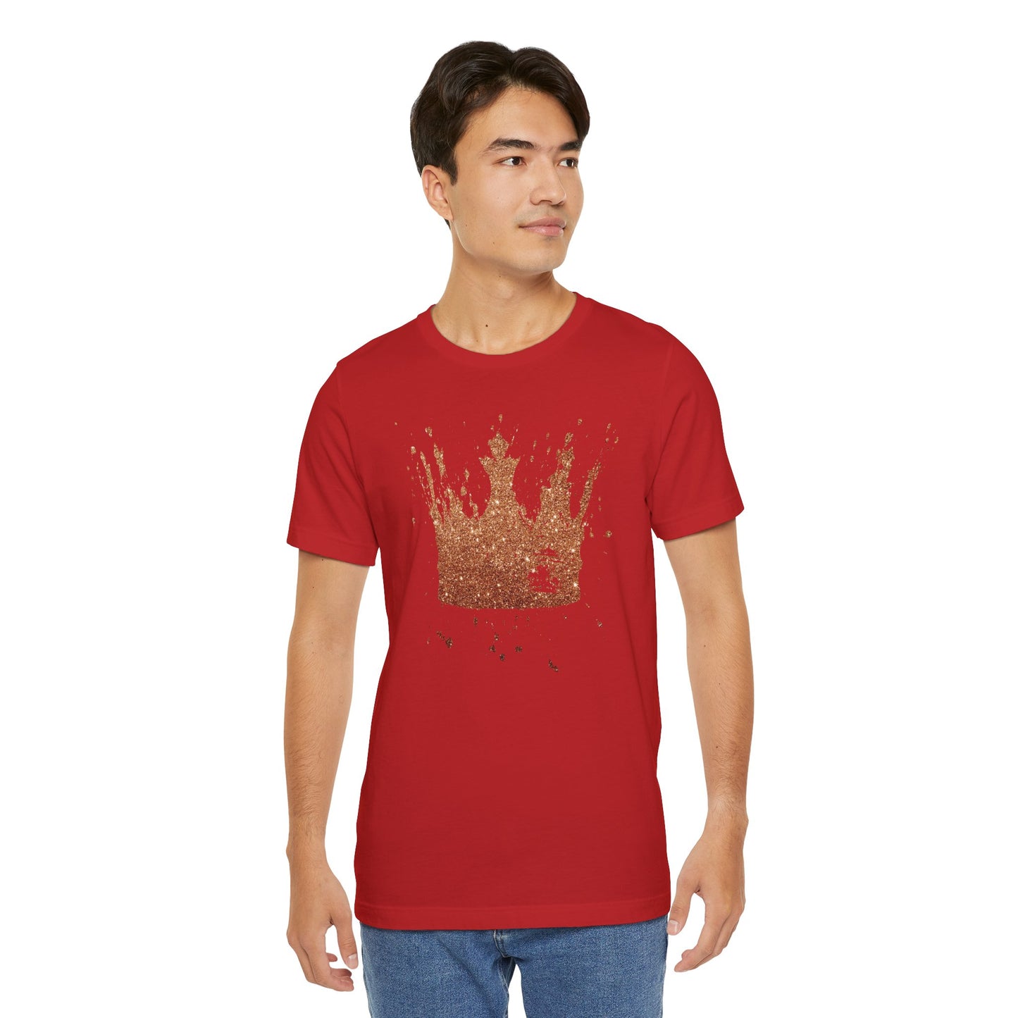 Golden Crown T-Shirt — Vintage Royalty Graphic Tee