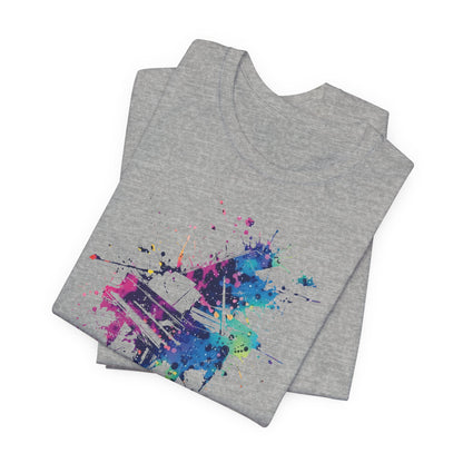Play me to the Moon T‑Shirt — Colorful Music Lover Tee