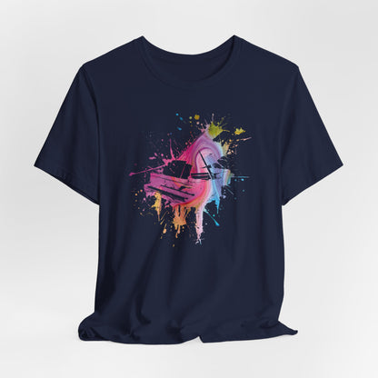 Play me to the Moon T‑Shirt — Colorful Music Lover Tee