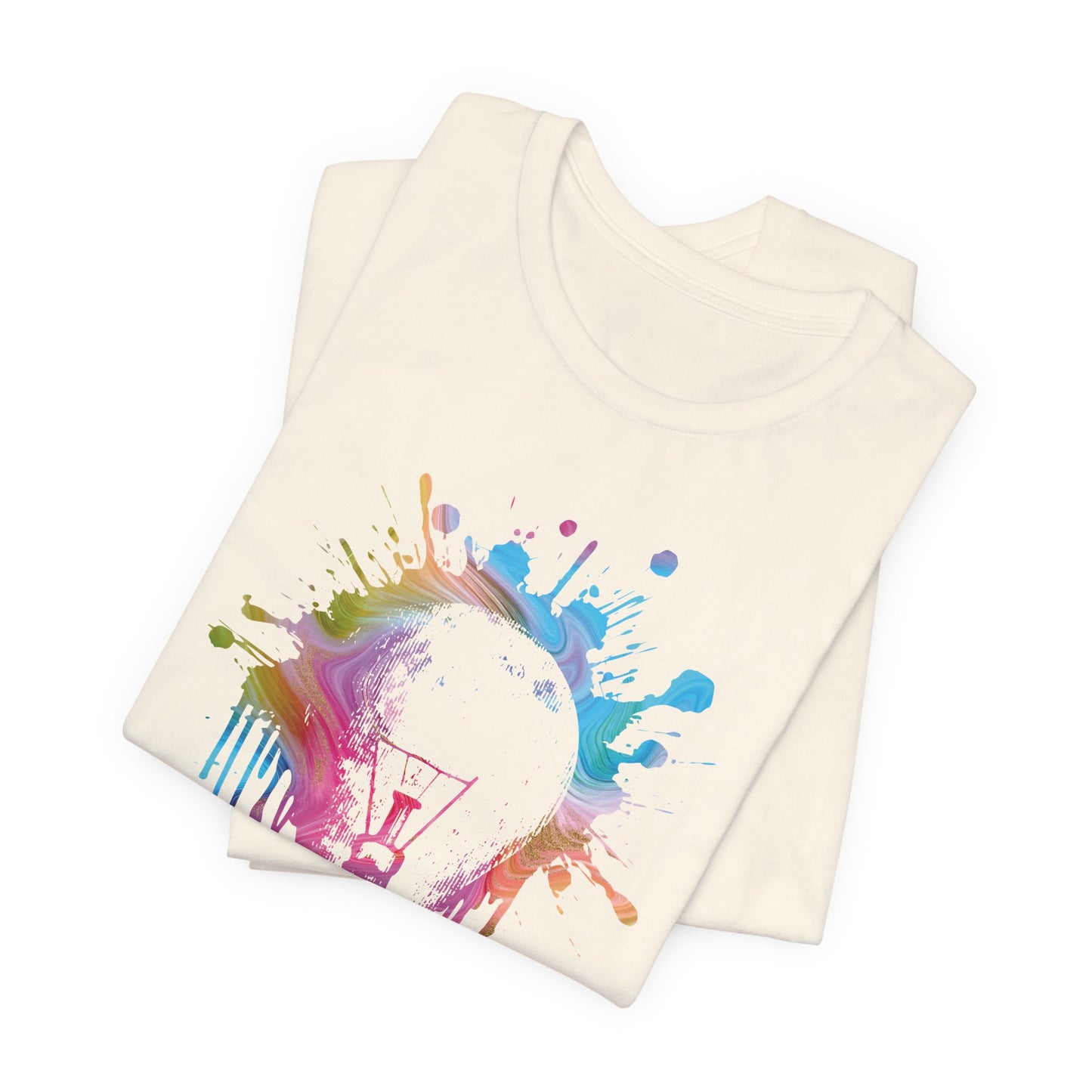 Creative Idea T-Shirt — Colorful Paint Splash Idea Tee