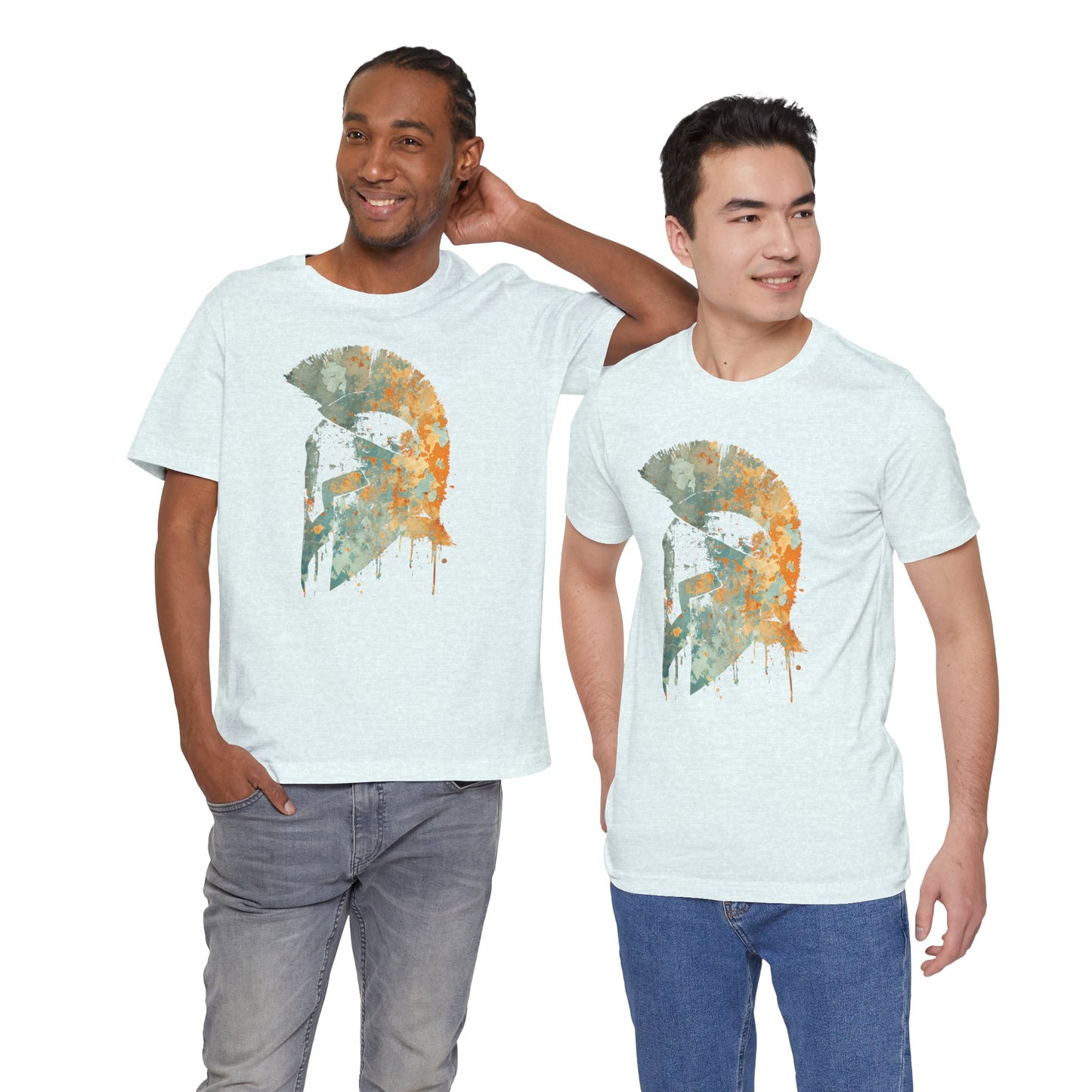 Spartan Helmet T‑Shirt — Rustic Warrior Graphic Tee