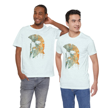 Spartan Helmet T‑Shirt — Rustic Warrior Graphic Tee