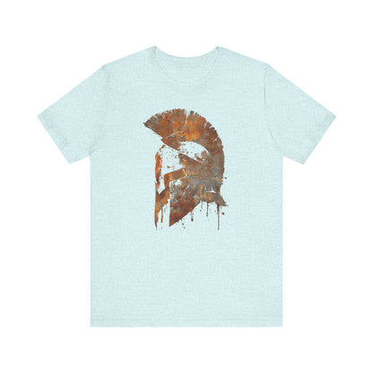 Spartan Helmet T‑Shirt — Rustic Warrior Graphic Tee