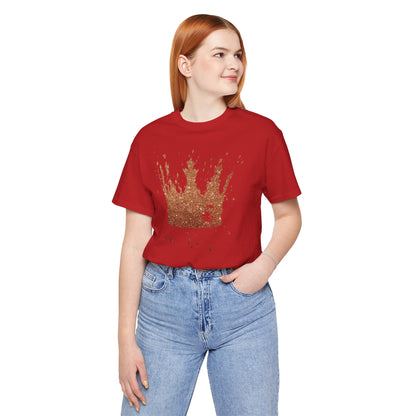 Golden Crown T-Shirt — Vintage Royalty Graphic Tee