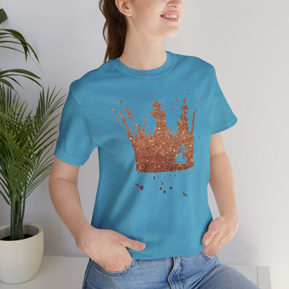 Golden Crown T-Shirt — Vintage Royalty Graphic Tee