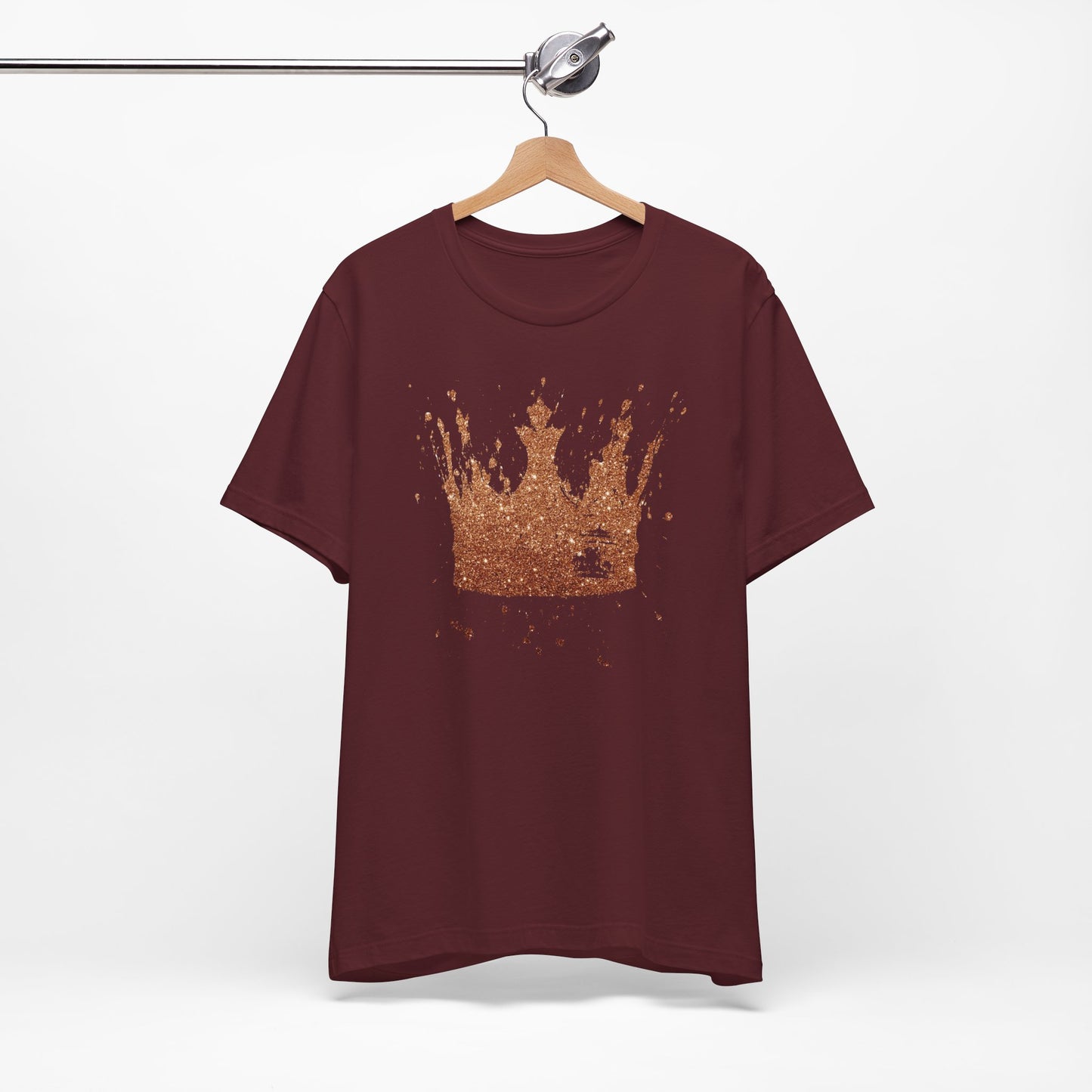 Golden Crown T-Shirt — Vintage Royalty Graphic Tee