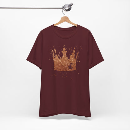 Golden Crown T-Shirt — Vintage Royalty Graphic Tee