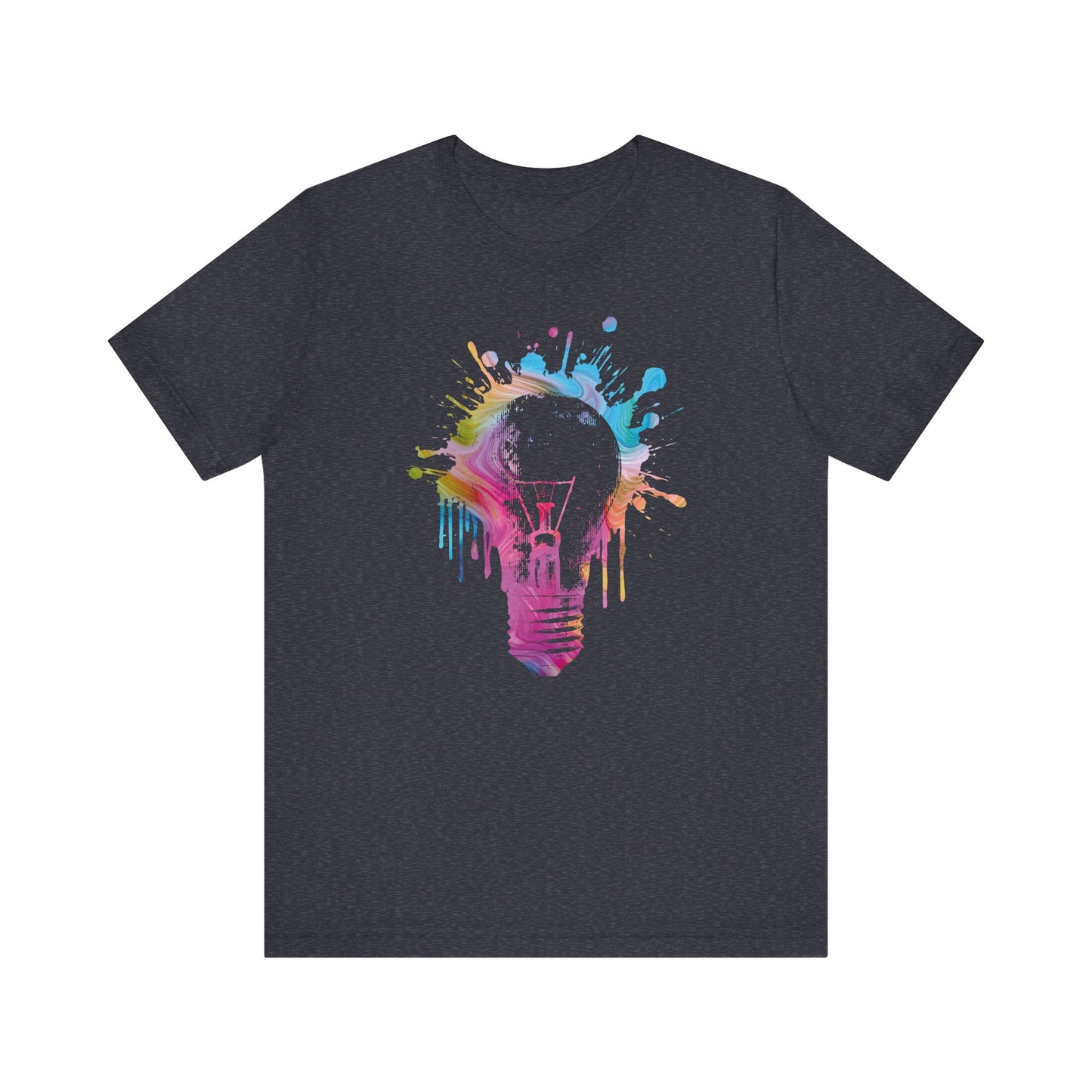 Creative Idea T-Shirt — Colorful Paint Splash Idea Tee