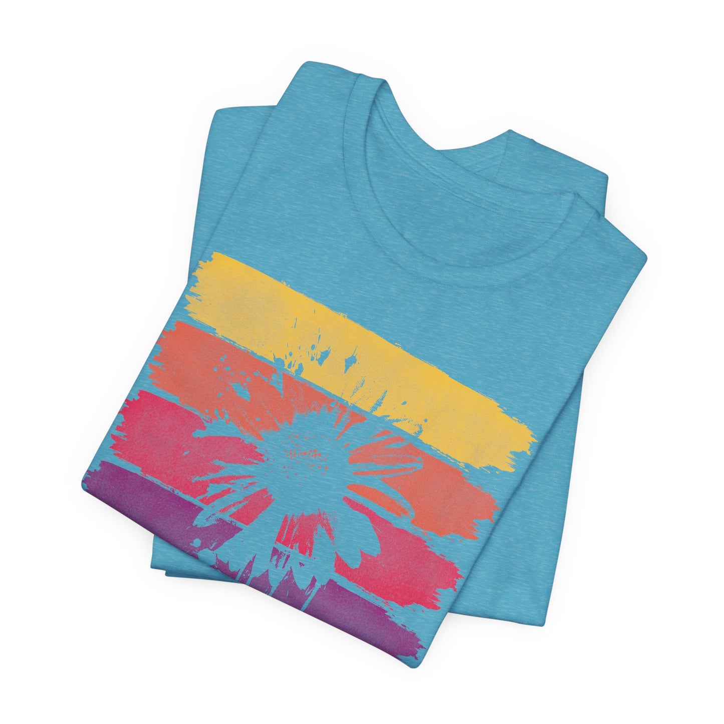 Paint-Splatter Daisy T-Shirt