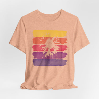 Paint-Splatter Daisy T-Shirt