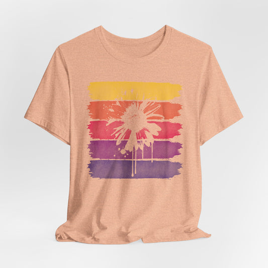 Paint-Splatter Daisy T-Shirt