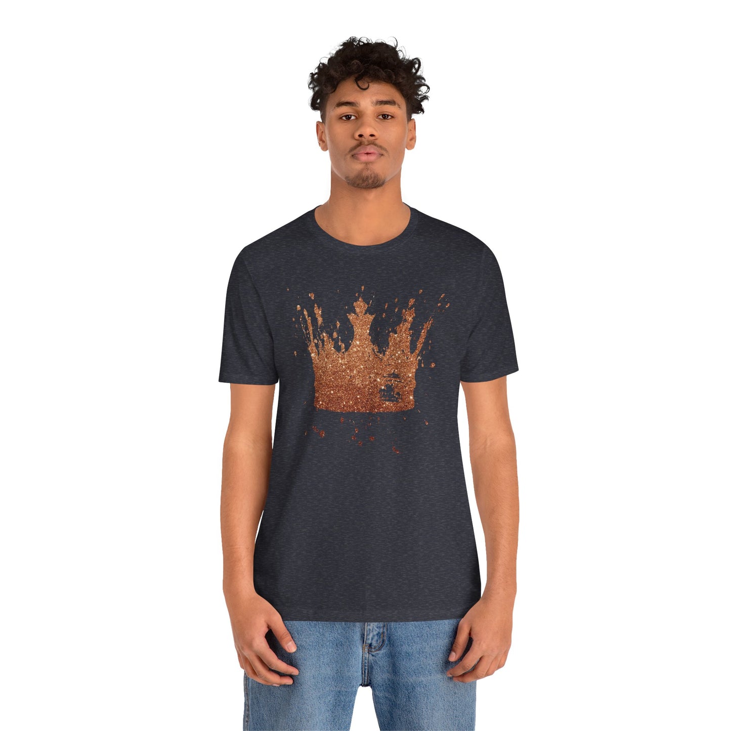 Golden Crown T-Shirt — Vintage Royalty Graphic Tee