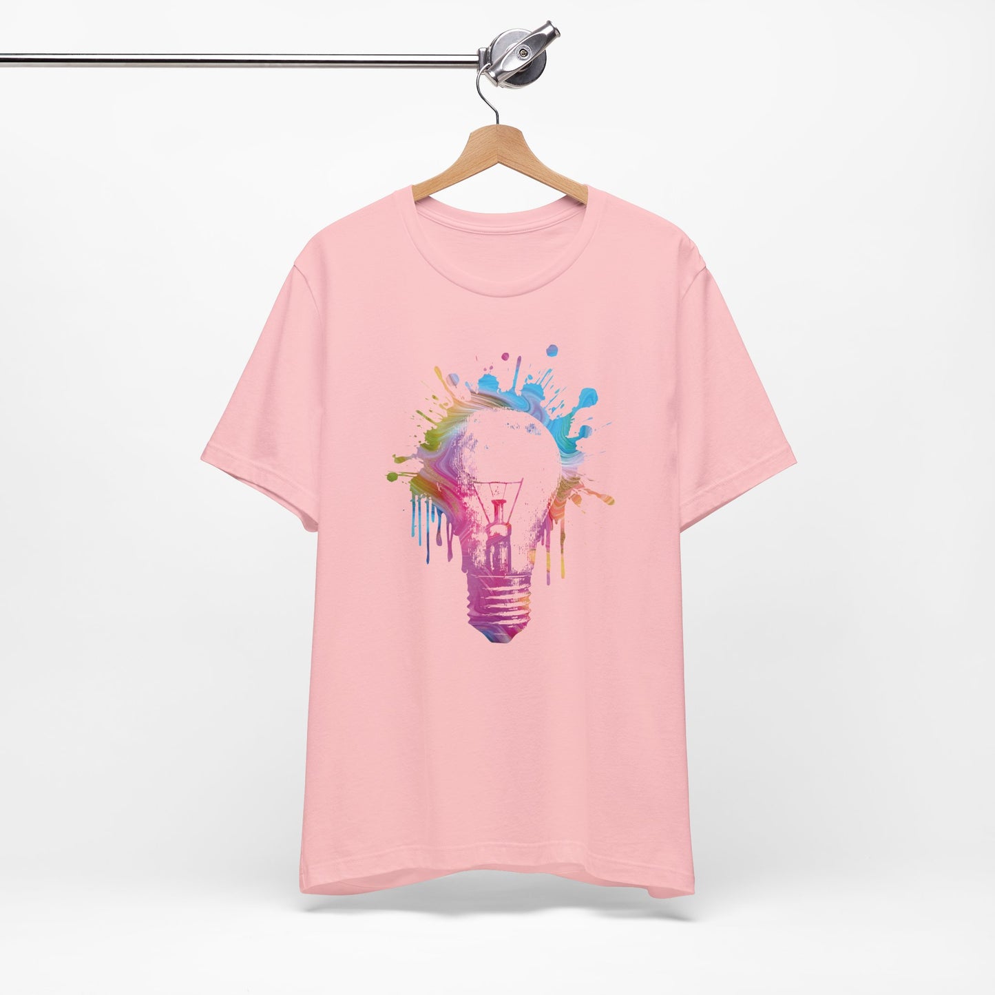 Creative Idea T-Shirt — Colorful Paint Splash Idea Tee