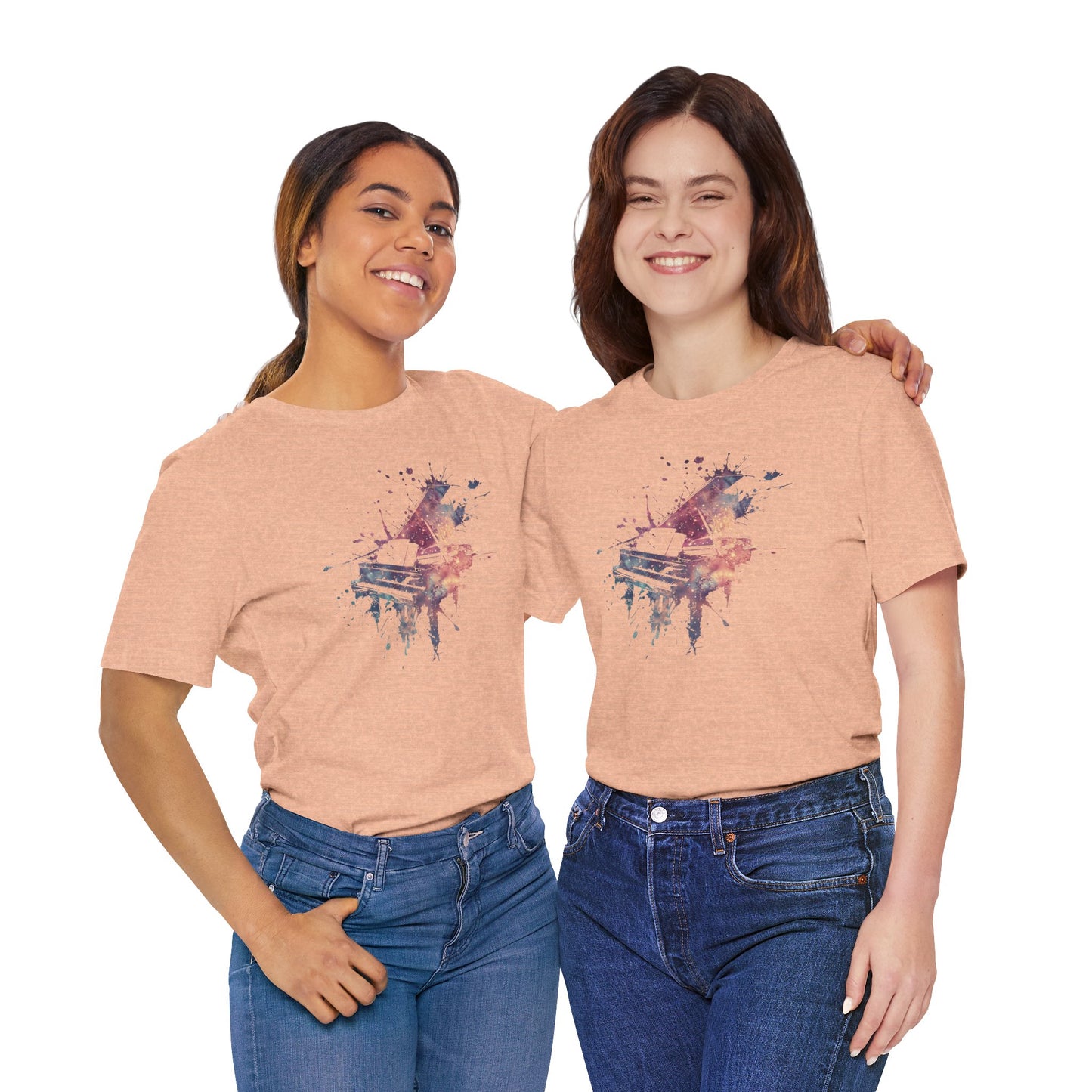 Play me to the Moon T‑Shirt — Colorful Music Lover Tee