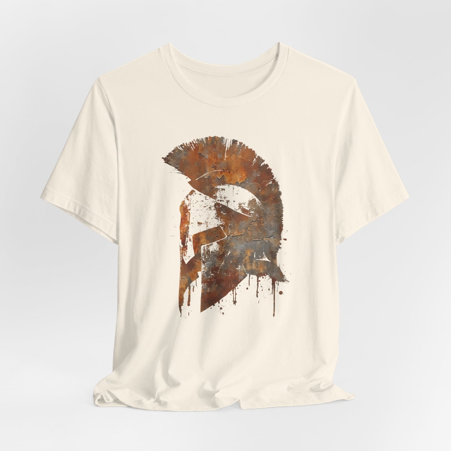 Spartan Helmet T‑Shirt — Rustic Warrior Graphic Tee