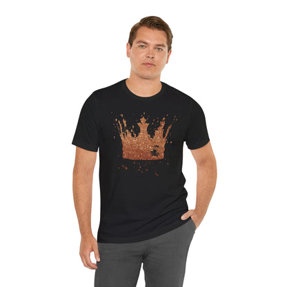 Golden Crown T-Shirt — Vintage Royalty Graphic Tee