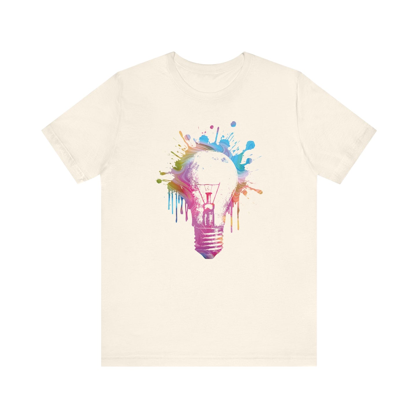 Creative Idea T-Shirt — Colorful Paint Splash Idea Tee