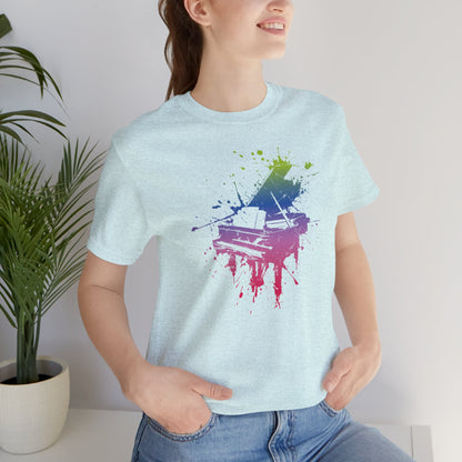 Play me to the Moon T‑Shirt — Colorful Music Lover Tee