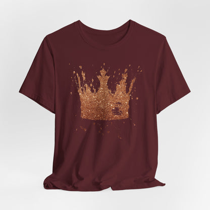 Golden Crown T-Shirt — Vintage Royalty Graphic Tee