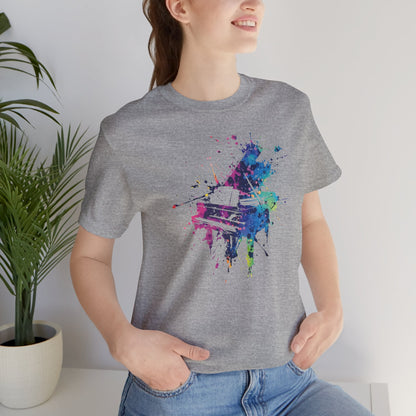 Play me to the Moon T‑Shirt — Colorful Music Lover Tee