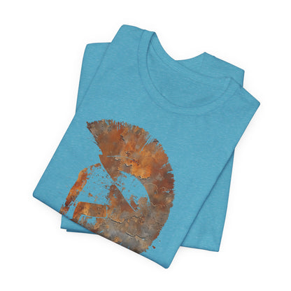 Spartan Helmet T‑Shirt — Rustic Warrior Graphic Tee