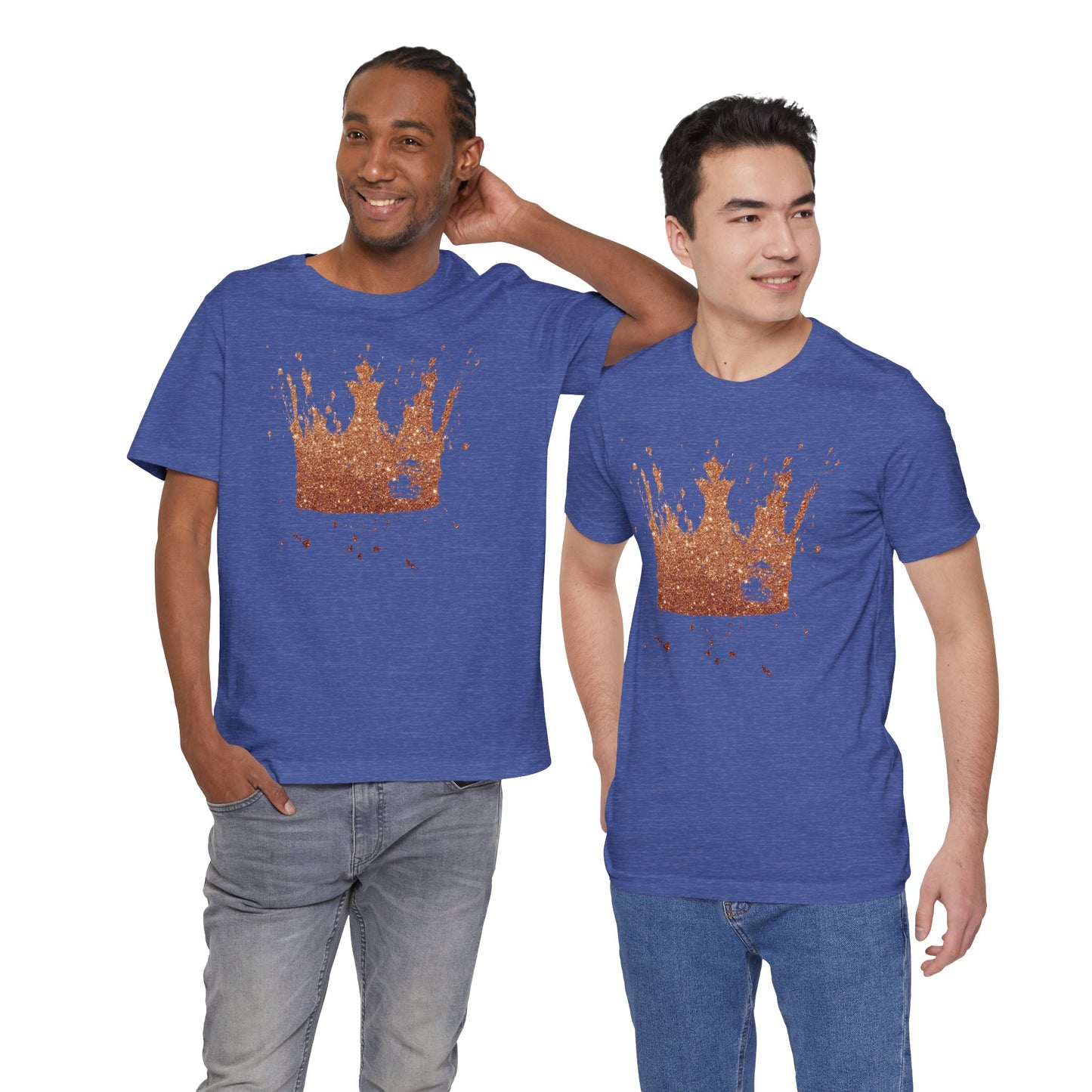 Golden Crown T-Shirt — Vintage Royalty Graphic Tee