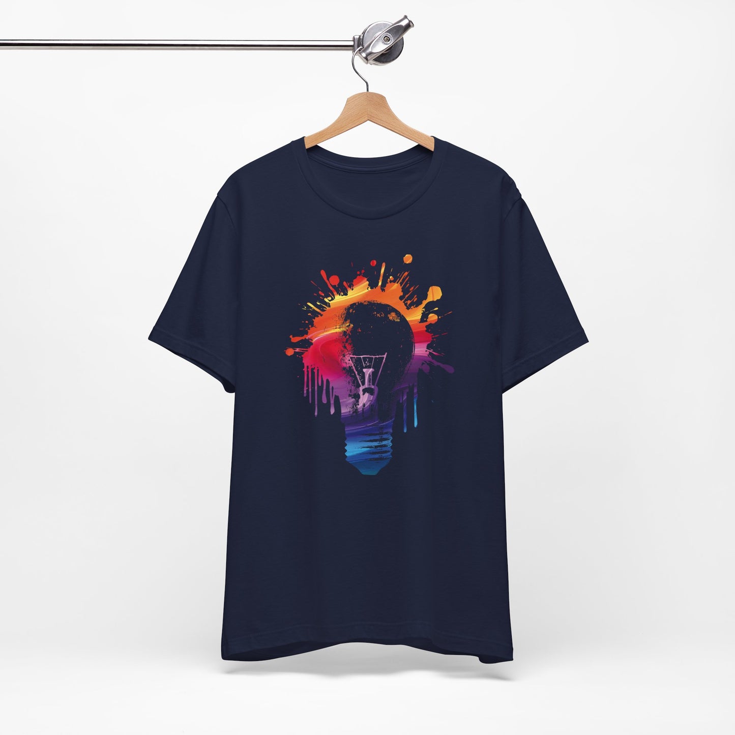 Creative Idea T-Shirt — Colorful Paint Splash Idea Tee