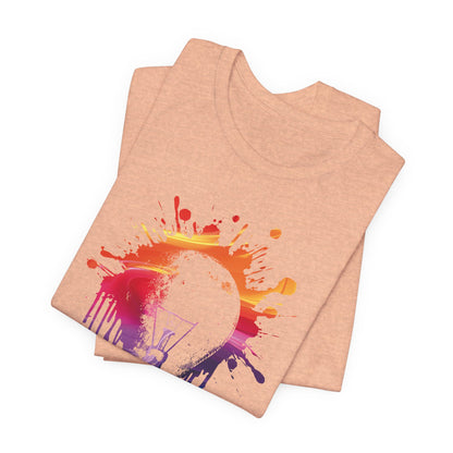 Creative Idea T-Shirt — Colorful Paint Splash Idea Tee