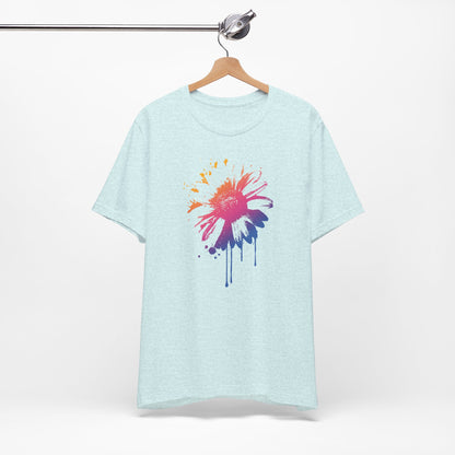 Paint-Splatter Daisy T-Shirt