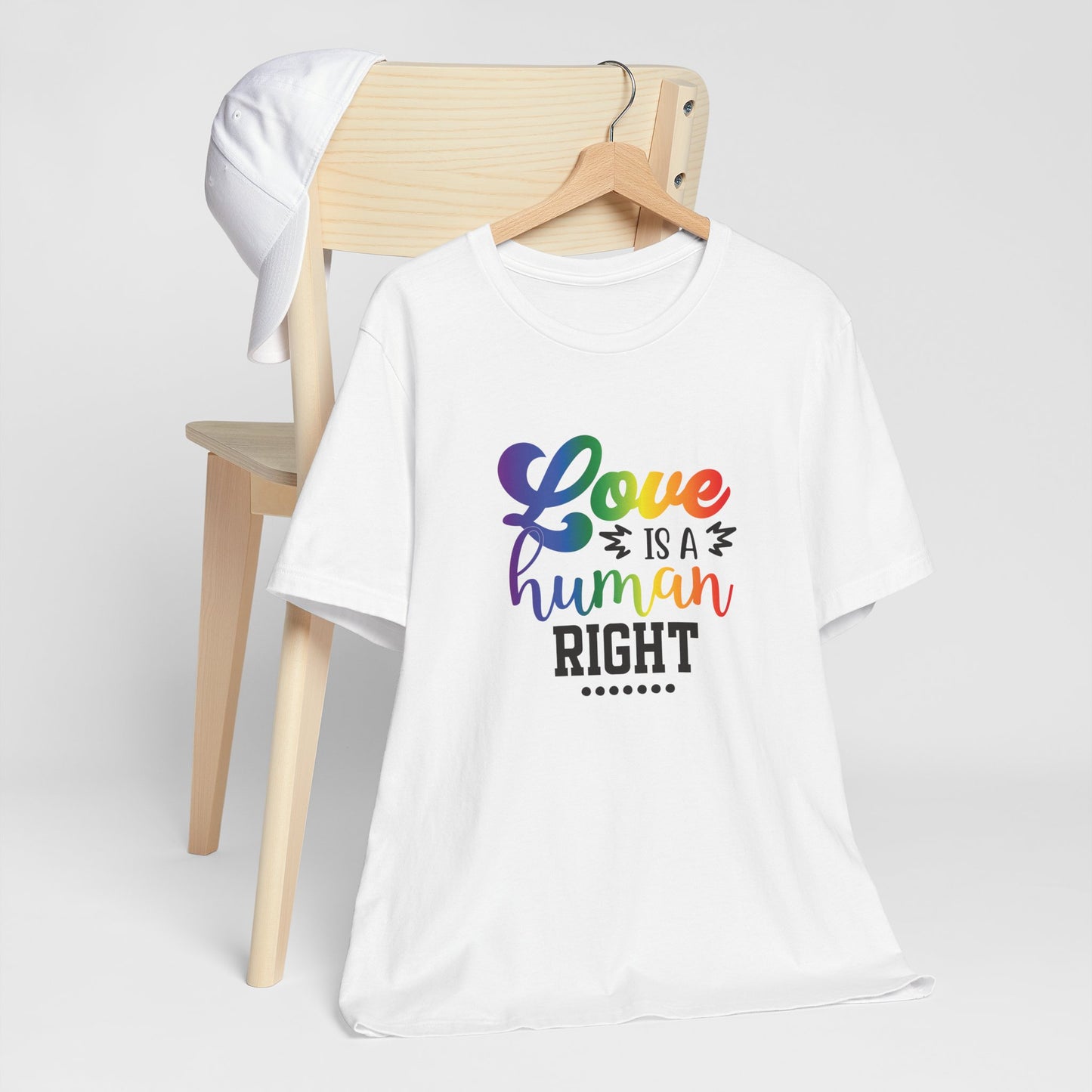 Love Is a Human Right T-Shirt – Rainbow Pride Tee