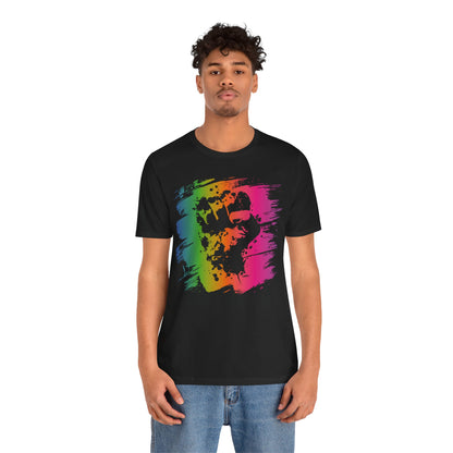 Fight the Power T‑Shirt — Neon Statement Tee