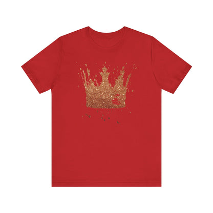 Golden Crown T-Shirt — Vintage Royalty Graphic Tee